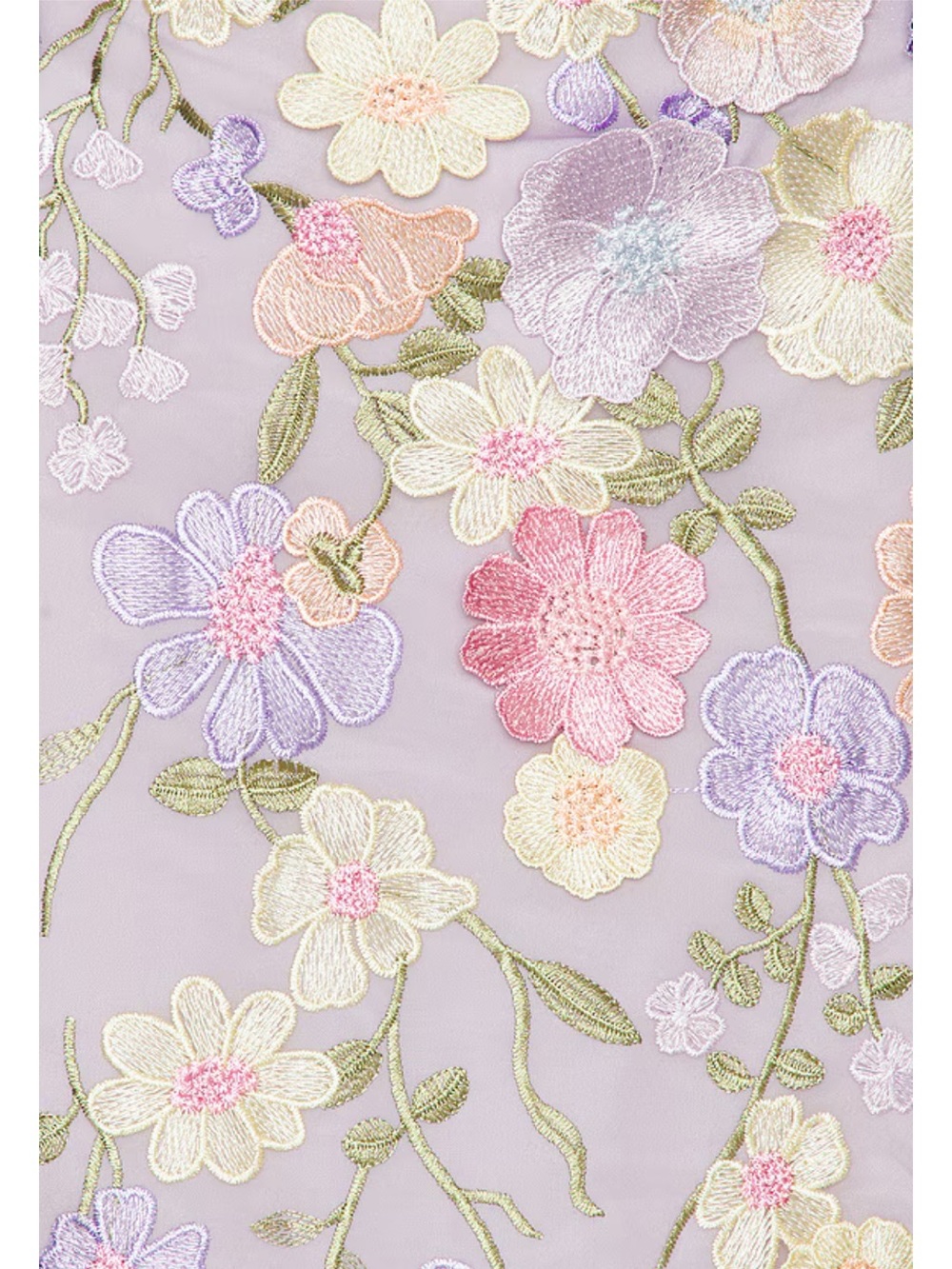 NWT! Lovers and Friends Poppin Gown in Lilac Spring Floral - Picture 4 of 6